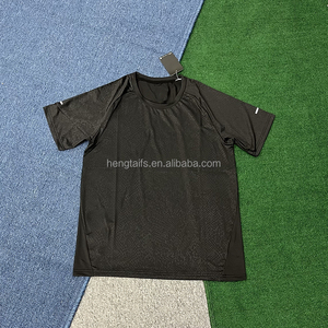 T-shirt à manches courtes pour homme, de haute qualité, décontracté, d'été, fin, respirant, sportif, extérieur, séchage rapide - Product Image 4
