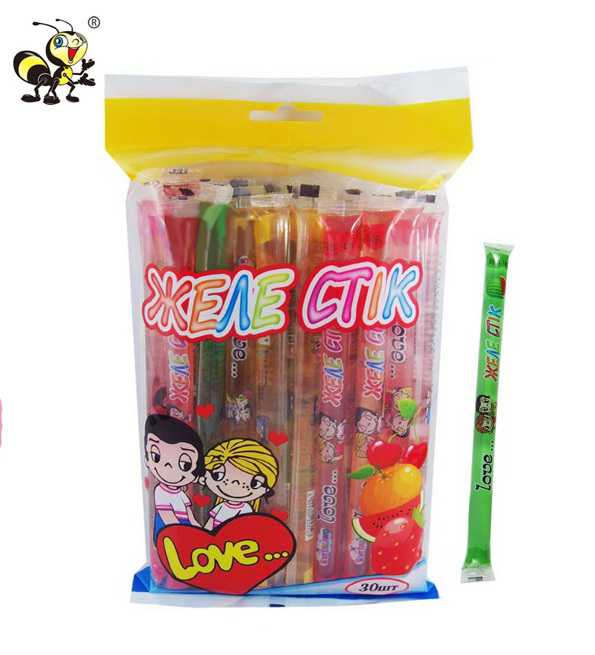 Оптовая продажа по самой низкой цене, Недорогой фруктовый Халяль, вкусный жевательный сладкий желе, конфеты