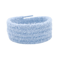Échantillon Gratuit Lacets en Polyester Doux 7mm de Largeur 80-180cm Plats Moelleux Noël Colorés Confortables Logo Personnalisé Pris en Charge Sport Décontracté