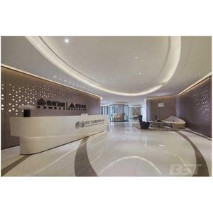 आधा दौर फर्नीचर काउंटर रिसेप्शन डेस्क एस आकार लंबी कृत्रिम पत्थर क्लिनिक कार्यालय सामने रिसेप्शन डेस्क - Product Image 5