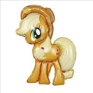 Dessin animé <span class=keywords><strong>petit</strong></span> <span class=keywords><strong>poney</strong></span> aluminium Film ballon fête d'anniversaire pour enfants décoration scène Arrangement - Product Image 4