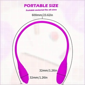 Oplaadbare 7 Snelheden Dubbele Kop Jump <span class=keywords><strong>Egg</strong></span>-Spot Bullet Dildo <span class=keywords><strong>Vibrator</strong></span> <span class=keywords><strong>Anal</strong></span> Butt Plug Volwassen Seksspeeltje Voor Paar Mannen Vrouwen - Product Image 6