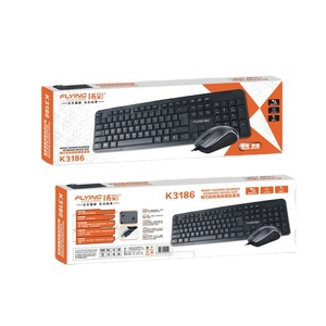 Flying Colors K3186 Keyboard <b>Mouse</b> Set 104 Keys Wired <b>Usb</b> For Office Home Gaming Desktop Laptop Computer - Product Image 1