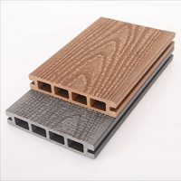 Planche de terrasse composite creuse en WPC pour extérieur - Antidérapante, écologique, garantie 5 ans pour le revêtement de sol