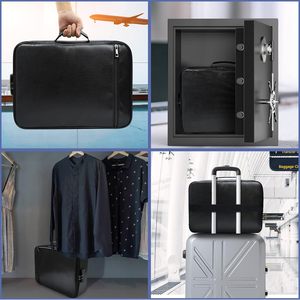 Nhà Máy Bán buôn mở rộng tập tin tài liệu lưu trữ nộp hồ sơ hộp A4 túi tài liệu xách tay hai lớp thư mục tập tin với một dây kéo - Product Image 6