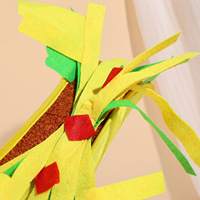Sombrero Divertido de Hamburguesa y Papas Fritas SOLPOP, Decoración de Comida para Fiestas de Acción de Gracias, Accesorios Divertidos para Espectáculos, Gorra Cosplay