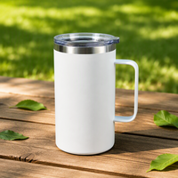 Chopes à bière 24oz, différents designs, style minimaliste, chopes à vin et à café en acier inoxydable, thermos personnalisé, chopes classiques pour la maison et les voyages