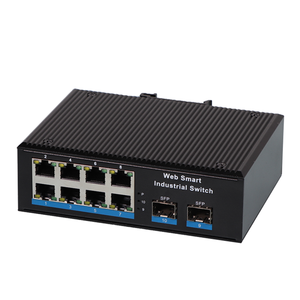 สวิตช์อีเธอร์เน็ตพอร์ต10/100/1000Mbps 8พอร์ต RJ45 POE และ10/100/1000Mbps <span class=keywords><strong>2</strong></span> SFP - Product Image 5