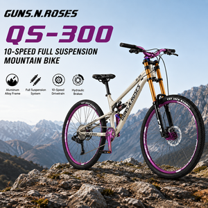 Bicicleta de Montaña de 27.5 Pulgadas con Suspensión Trasera, 10 Velocidades, Ligera, para Descenso, con Frenos Hidráulicos, Cuadro de Aluminio OEM ZL-AL-02M - Product Image 2