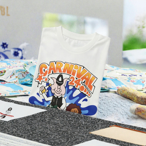 เสื้อยืดโอเวอร์ไซส์สไตล์วินเทจสำหรับผู้ชาย ผ้าฝ้าย 100% เสื้อสตรีทแวร์ พิมพ์โลโก้ตามสั่ง แขนสั้น คอกลม - Product Image 3