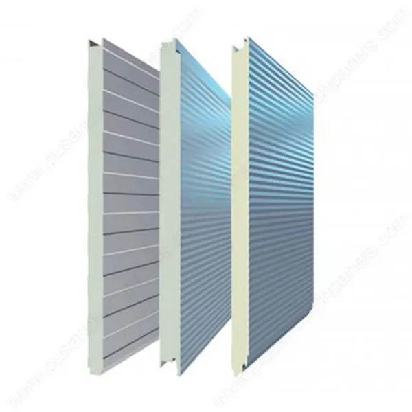 Panel sándwich de poliuretano PU para techo aislado, paneles de pared de 50mm, paneles compuestos de aluminio para edificios con estructura de acero
