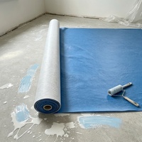 Rouleau de protection de sol en feutre non tissé, résistant aux rayures, imperméable, avec logo couleur personnalisé pour la rénovation de la maison