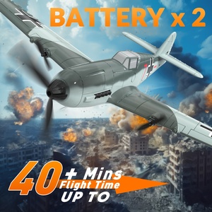Avión <span class=keywords><strong>RC</strong></span> Planeador <span class=keywords><strong>BF109</strong></span> Listo para Volar, Control Remoto de 3 Canales, 400mm, Otros Juguetes Educativos para Niños, Fabricación China - Product Image 2