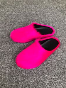 Pantuflas de Plataforma Gruesa para Mujer, Color Caramelo, Cuero Genuino, Pelo de Caballo, Punta Cerrada, Estilo Casual, Marny Fur Slides 1.1 - Product Image 2