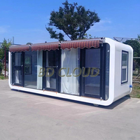 Maisons mobiles modulaires prêtes à l'emploi Petite maison préfabriquée Tinny house préfabriquée hôtel