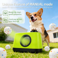 Nouveauté : Lanceur de balles pour chien, jeu d'entraînement stimulant pour l'esprit, distance réglable, automatique, pour chiens de petite et moyenne taille