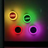 Support de téléphone magnétique LED coloré avec logo personnalisé, aimant de réfrigérateur portable, thème romantique, promotion de marque, fête, festival