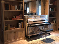Qualité supérieure Auto Jouer Droit Acrylique Cristal Piano