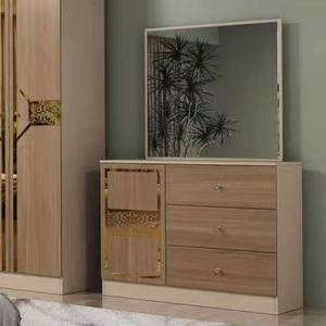 Ensemble de meubles de <span class=keywords><strong>chambre</strong></span> <span class=keywords><strong>à</strong></span> <span class=keywords><strong>coucher</strong></span> moderne de style turc <span class=keywords><strong>pour</strong></span> adultes, lit double, coiffeuse, fonction massage, hauteur réglable, cadre en bois - Product Image 4