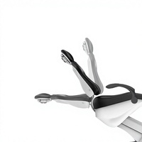 Unité de Traitement Dentaire Complet Électrique, Fauteuil Dentaire avec Composants Métalliques, Machine de Traitement Oral, Lit Patient pour Clinique Dentaire
