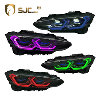 Nouvelles pièces automobiles SJC, phare avant pour BMW Série 4 G22 G80 G82 2021-2023, mise à niveau des phares laser RGB, phare multicolores