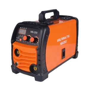 factory wholesale gasless Arc Mig Welders MIG-250 Hot sales IGBT DC inverter cheap price MIG welding machine