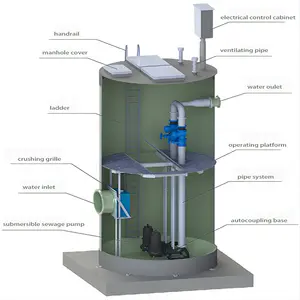 Nhà máy xây dựng toàn bộ thiết lập nước nâng lên trạm bơm hệ thống thoát nước thiết bị