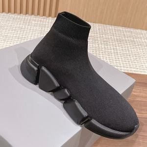 Fashionable trendy knitted walking <b>shoes</b>, high-top, thick-soled, casual <b>shoes</b>, luxurious designer <b>shoes</b> - Product Image 5
