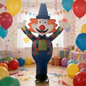 WINSUN Danseur gonflable personnalisé en forme de clown pour la publicité et la décoration de festivals en plein air - Product Image 2