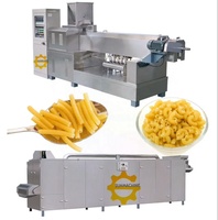 Ligne de production de pâtes macaroni coupe courte Machine 500kg 300kg h Extrudeuse de pâtes italiennes au sarrasin