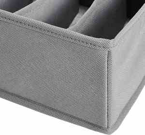 Eco-Friendly <b>Plastic</b> Injection-Molded Food <b>Container</b> Flexible Foldable Drawer Dividers PET+ABS+Silicone Material Japandi Style - Product Image 4