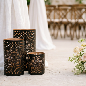 Custom Handmade Dual Tone Moroccan Votive <b>Candle</b> <b>Holder</b> <b>Lanterns</b> for Home, Weddings and Spa Decoration - Product Image 2