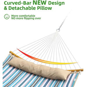 Hamacas de lona con soporte de Metal para acampar, fácil instalación segura, columpio ajustable, aire aéreo para Yoga, aire al aire libre, azul, rojo, nailon para adultos - Product Image 2