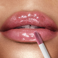 Brillant à Lèvres Haute Brillance Longue Durée 5 ml avec Acide Hyaluronique Liquide, Paillettes Imperméables, Transparent, Hydratant et Brillant