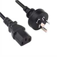 Cable de alimentación personalizado NEMA 5-15P a C13 Lámpara de sal de extensión Cable de alimentación de CA con interruptor de atenuación E14 E27