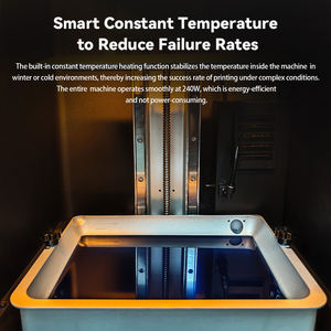 Imprimante 3D Antinsky Ergate 01 Pro 16K, taille d'impression 211x118x240mm, imprimante 3D à résine LCD avec écran LCD monochrome 16K de 10,1 pouces - Product Image 4
