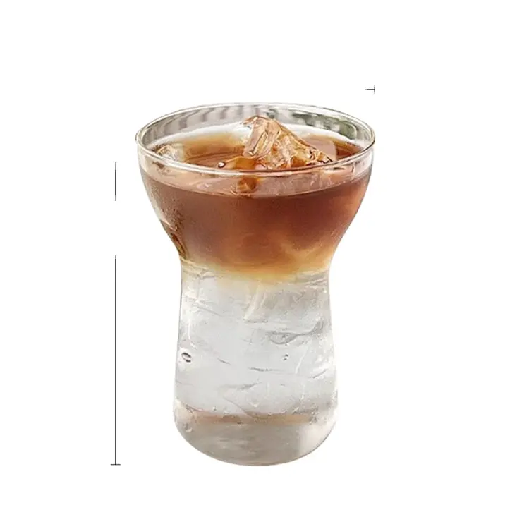 Tazze da tè in vetro personalizzate tazza da caffè all'ingrosso tazza da caffè da viaggio personalizzata