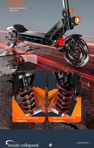 Scooter Plegable de Entrega Rápida Directo de Fábrica, Vehículo de Largo Alcance para Viajes Urbanos CT03, Ofrece hasta T - Product Image 2