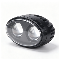 Feu de signalisation de sécurité LED pour chariot élévateur 10W DC12-80V IP65 ECE R10 Flèche rouge bleue ronde pour entrepôt