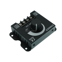 Variateur de lumière LED DC 12V-24V 30A, contrôleur numérique PWM à gradation progressive pour bande LED et lampe monochrome