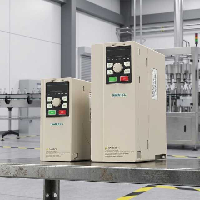 Variable Frequency Drive 380V 7.5KW AC Controller with RS485 Interface and Motor Protection for Bottle Filling Machines