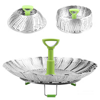 Panier vapeur en acier inoxydable de qualité alimentaire
