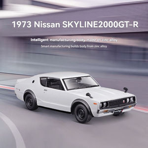 โมเดลรถนิสสัน สกายไลน์ 2000 จีที-อาร์ ปี 1973 ขนาด <span class=keywords><strong>1</strong></span>:<span class=keywords><strong>24</strong></span> ผลิตจากโลหะ ล้อหมุนได้ ใช้พลังงานจากแบตเตอรี่ - Product Image 2