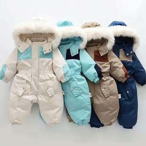 Low Moq Cheap Price Newborn Winter <b>Snowsuit</b> Baby Thick 100% Cotton Warm Clothing for <b>Toddler</b> - Product Image 6