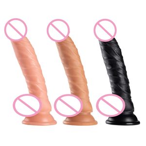 Hot Sale Großhandel PVC <span class=keywords><strong>Real</strong></span> Touch Gefühl realistische Dildos, Penis für Frau Masturbation Sexspielzeug - Product Image 1