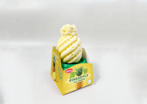 Siyu OEM Crème glacée à l'ananas surgelée très vendue, saveur coréenne sucrée et juteuse, certifiée Halal, emballage personnalisé en boîte, prêt à consommer - Product Image 2