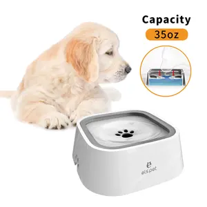 ELS PET Proveedores Fabricación personalizada Cuenco de alimentación de agua para mascotas Cuenco portátil para beber perros Cuencos para mascotas ABS