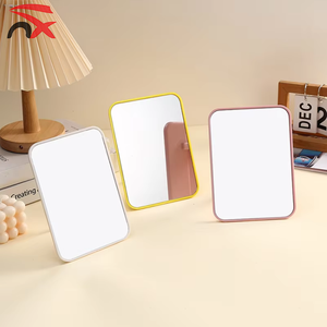 Nuoxin Factory Wholesale Plastic Rectangle 18.9*13.9cm Foldable Table Desktop Makeup Mirror