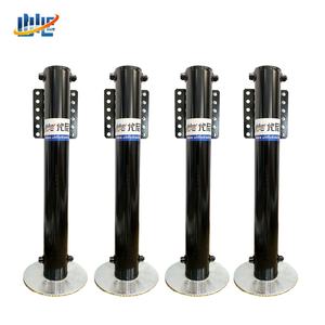 Pieds de support hydrauliques chromés à double action 12V pour caravane, capacité <span class=keywords><strong>3</strong></span>,<span class=keywords><strong>5</strong></span> <span class=keywords><strong>tonnes</strong></span>, essentiels pour le <span class=keywords><strong>camping</strong></span>, nivellement automatique en une touche - Product Image 1