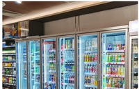 Armoire réfrigérée à boissons à température unique personnalisable de grande capacité pour équipement de réfrigération commercial de supermarché